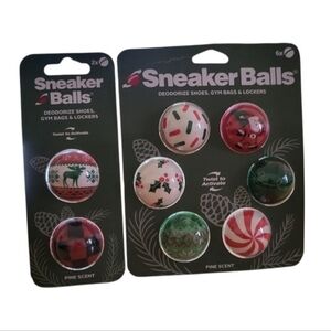 NEW Sneaker Balls Festive Designs Holiday Pine Deodorizer Sets